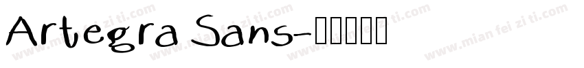 Artegra Sans字体转换
